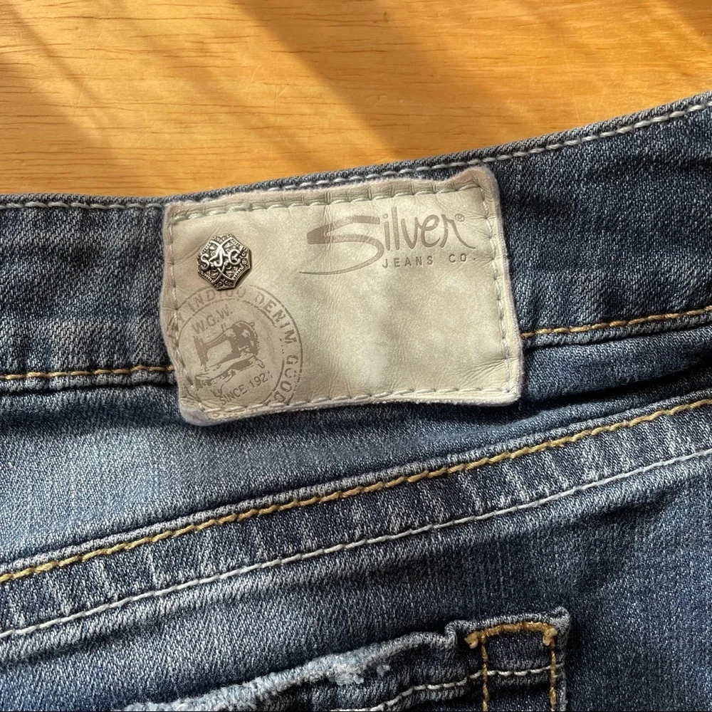Silver Jean Shorts Toni